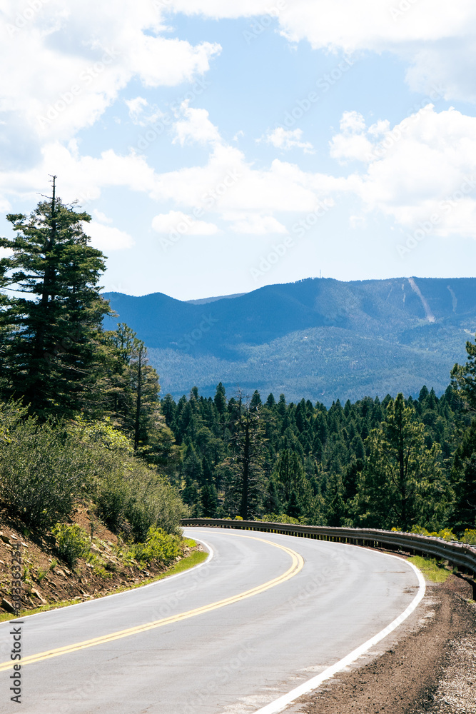 The Road on the Mountains