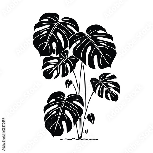 Plant vector design. It is suitable for plant or flower icon, sign or symbol.
