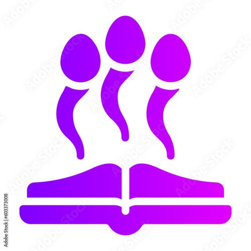 sperm gradient icon