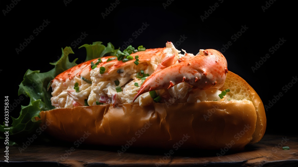 Lobster roll. generative ai