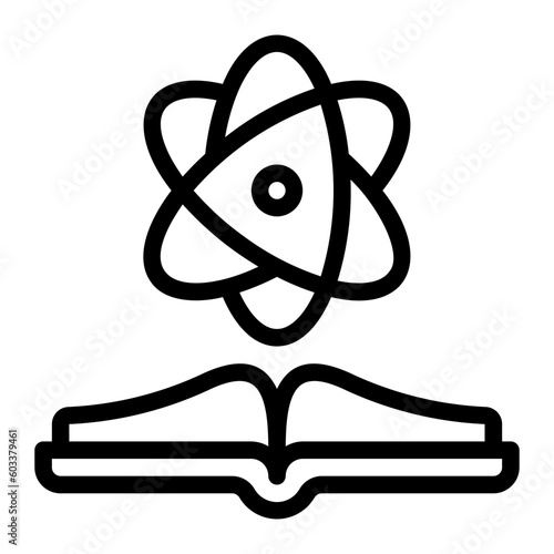 atom line icon