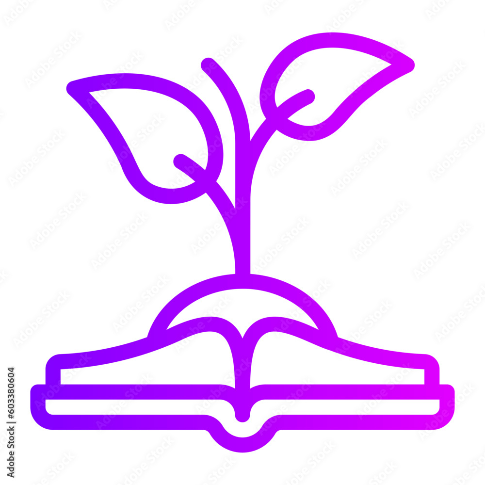 growth gradient icon growth gradient icon