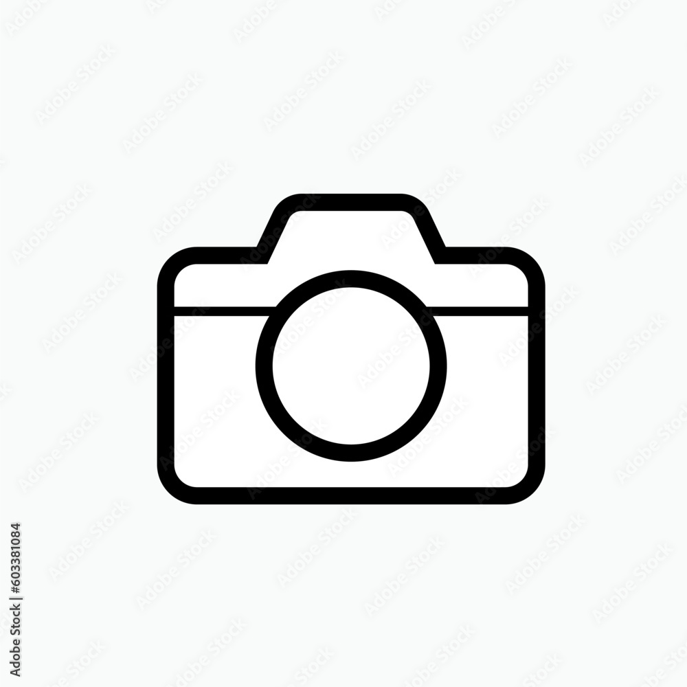 Camera Icon. Photography , Photographer Symbol for Design, Presentation, Website or Apps Elements - Vector. Camera Icon. Photography , Photographer Symbol for Design, Presentation, Website or Apps Elements - Vector.