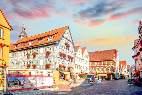 Altstadt  Marbach am Neckar  Deutschland 