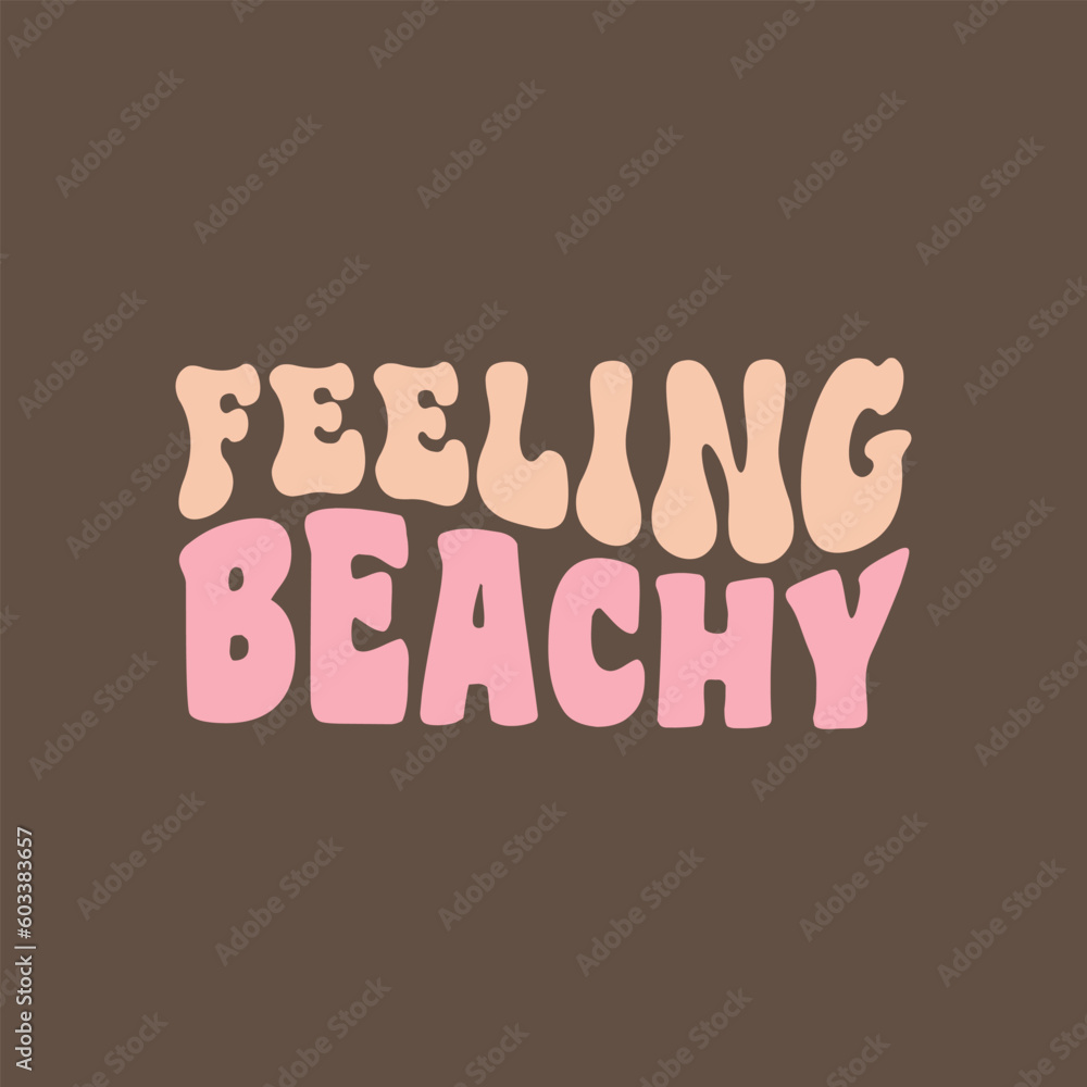 Fototapeta premium Beach Retro t-shirt Design