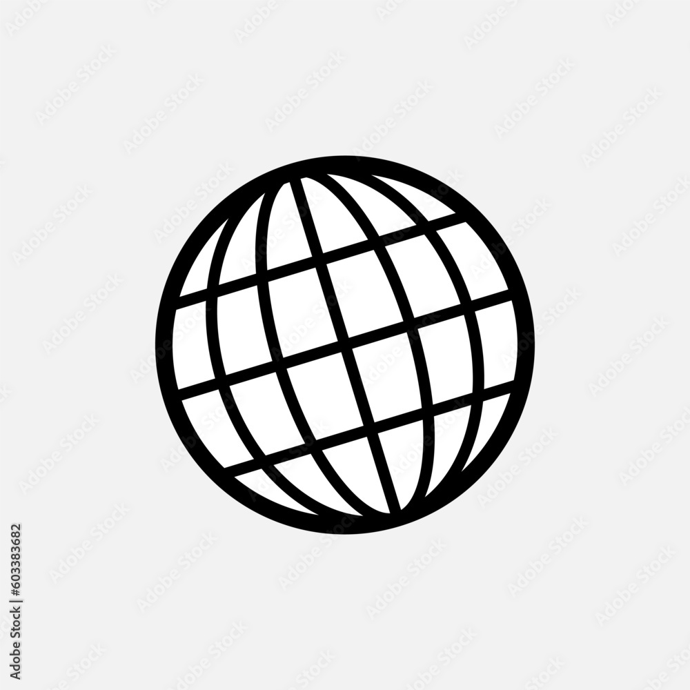 Globe Icon. Earth, World Symbol for Design, Presentation, Website or Apps Elements – Vector. Globe Icon. Earth, World Symbol for Design, Presentation, Website or Apps Elements – Vector.