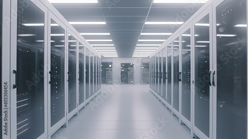 Data server center background  digital hosting  white space  