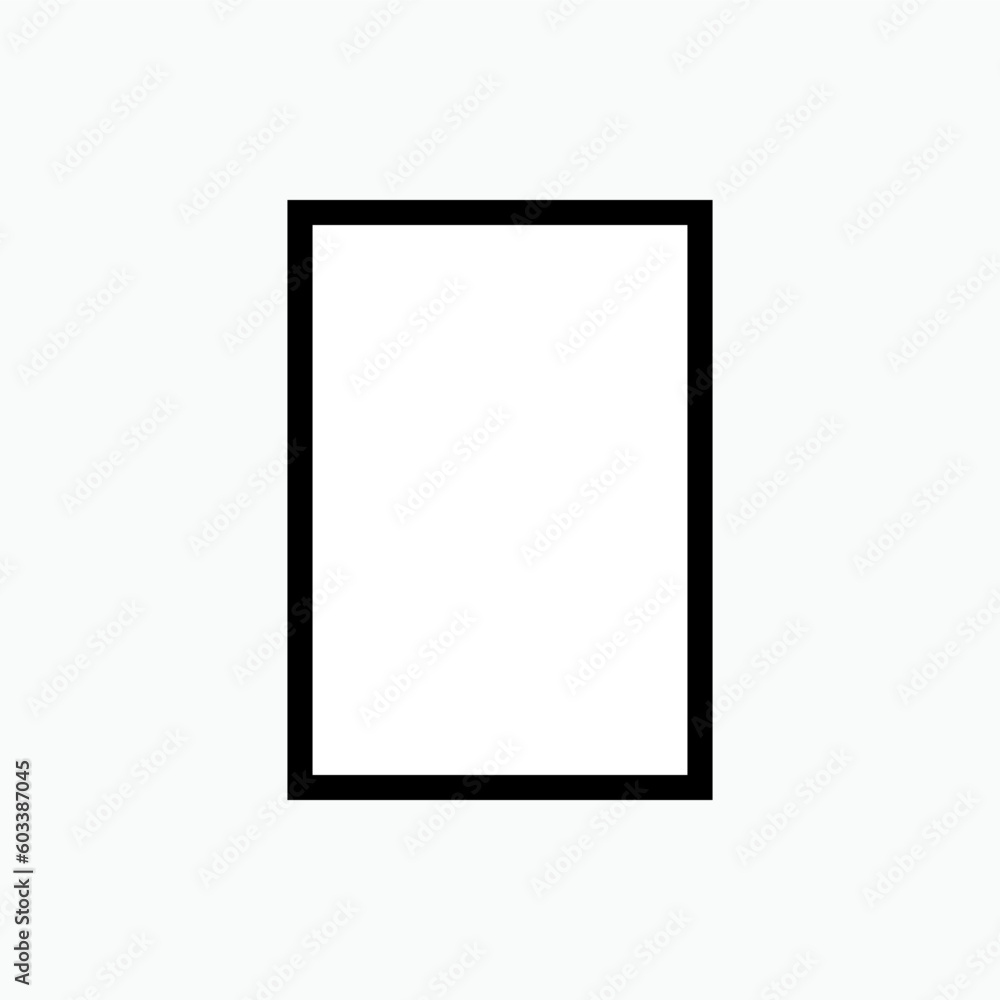 Paper Icon. Document or Contract, Printing Element Symbol - Vector. 