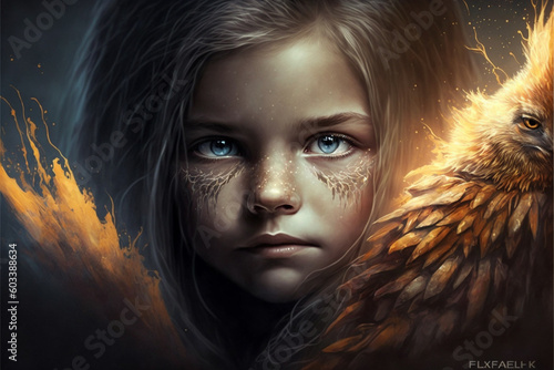 Ednless suffering in mind of a creative people covered by pain, harmed ideas, meaningful eyes, imagine, dark fantasy realm, dream, new world gate, fantasillusion, AI Generative 