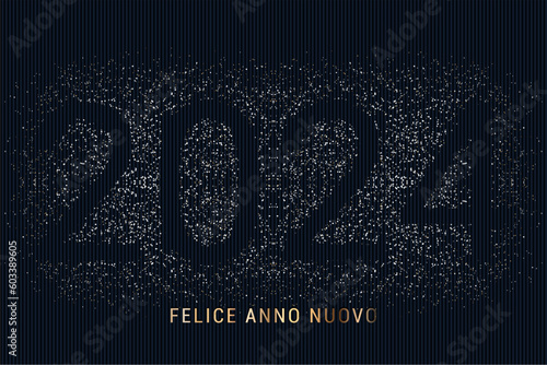 felice anno nuovo - buon anno 2024	