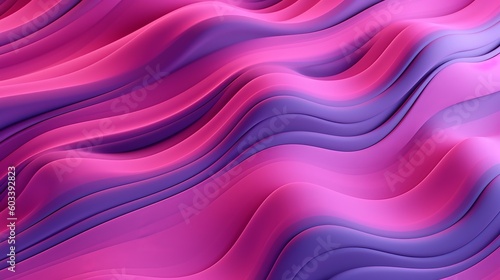 Pink Undulating lines shape a Colorful theoretical foundation. AI Generated