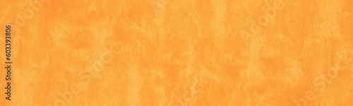 Fiery orange wide panoramic textile texture. Bright tangerine color abstract textured positive summer background