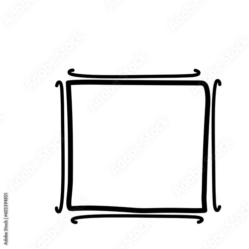 hand drawn frames