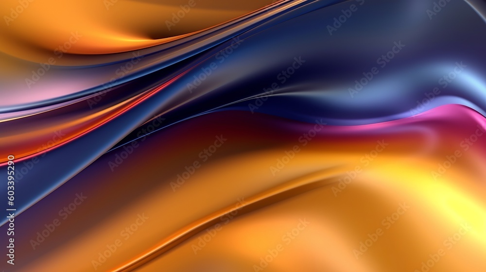 Metallic theoretical wavy fluid foundation format plan tech advancement. AI Generated Metallic theoretical wavy fluid foundation format plan tech advancement. AI Generated