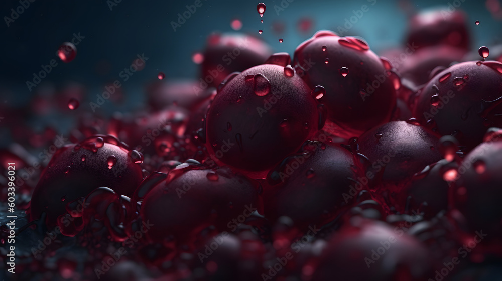 The art of human blood. Generative AI The art of human blood. Generative AI