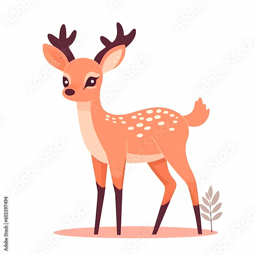 Deer Cartoon. Generative AI © The Last Word