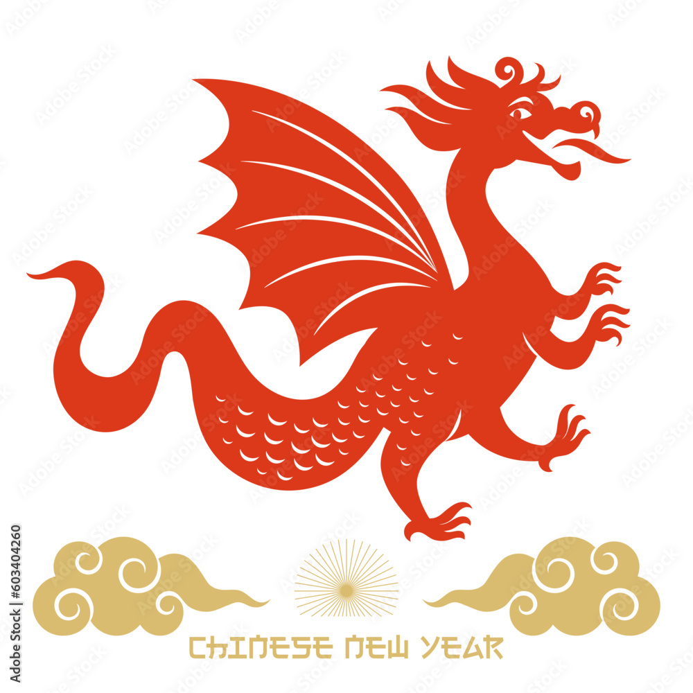 Chinese Happy New Year 2024. Year of the Dragon. Greetings card, banner , greeting card design . Chinese Happy New Year 2024. Year of the Dragon. Greetings card, banner , greeting card design .