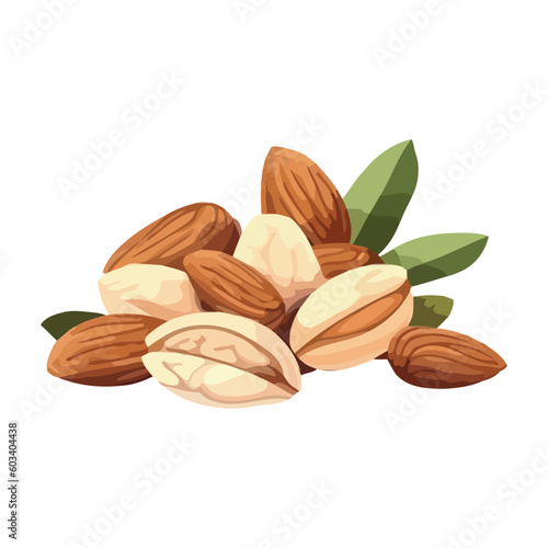 Healthy snack Almond, cashew and pecan mix