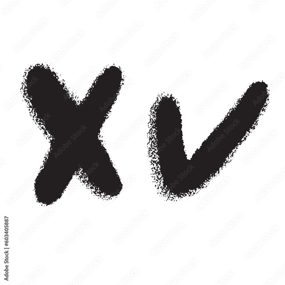 Hand drawn Check mark on white background. Vector illustration. Hand drawn Check mark on white background. Vector illustration.