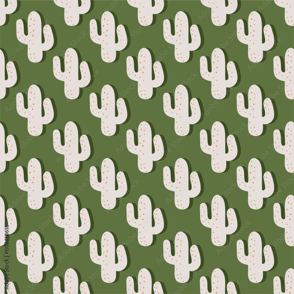 Boho pattern with cactus in muted earthy tones. Tribal pattern with succulent cactus flowers. Boho pattern with cactus in muted earthy tones. Tribal pattern with succulent cactus flowers.