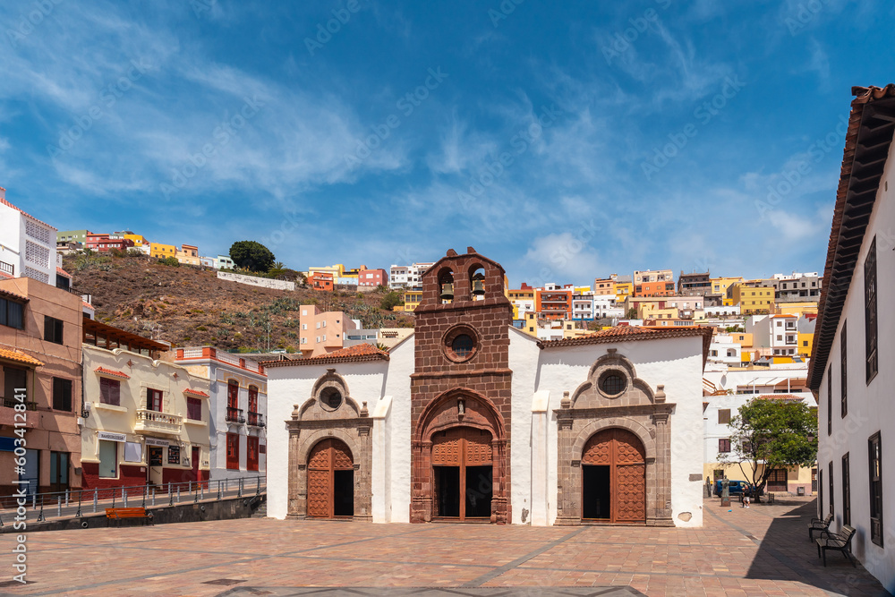 San Sebastian de la Gomera and its Church of La Asuncion, Canary Islands