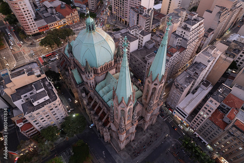 Historic center of the city of São Paulo, Brazil (São Paulo Cathedral)