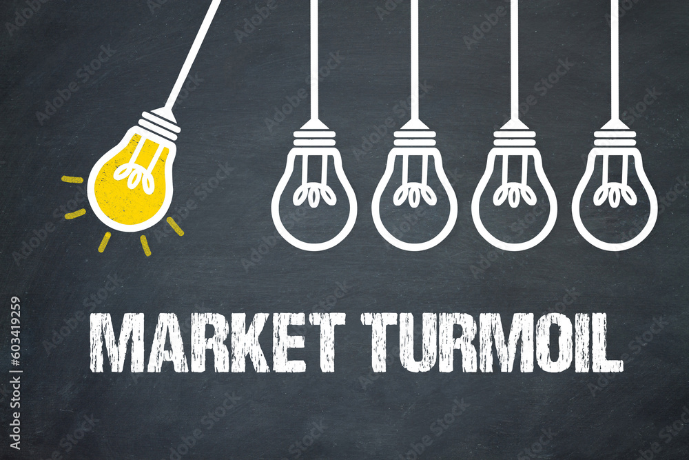 Fototapeta premium Market turmoil