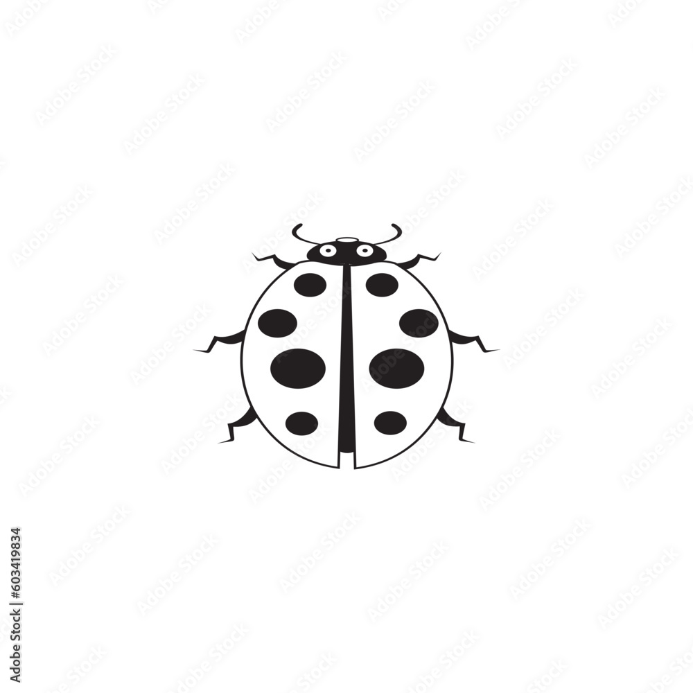 Obraz premium bug icon symbol sign vector