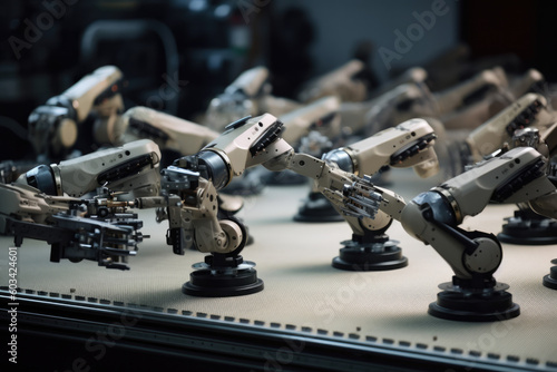 Robotic mechanicl production arms