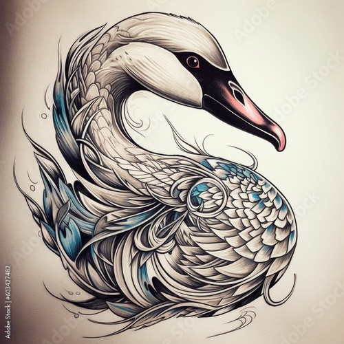 Fototapeta Naklejka Na Ścianę i Meble -  swan 5