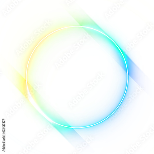 Neon frame border gradient colorful