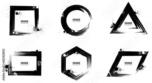 vector abstract grunge background asset pack