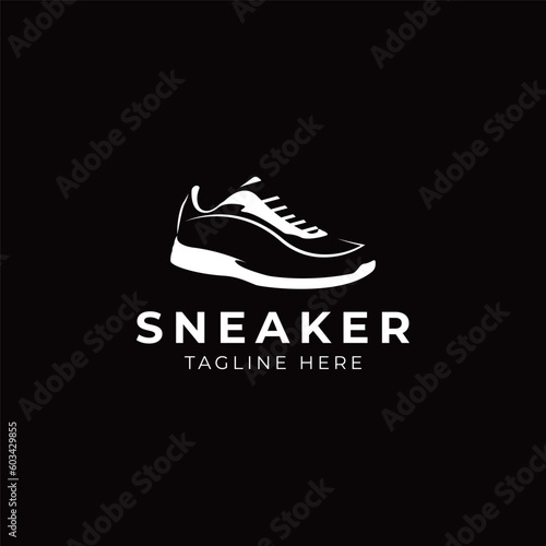 Sneaker Shoes Store Logo Vector