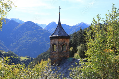a small church in serfaus, tyrol
