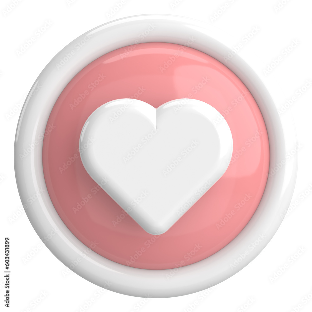 Like button. Like icon. 3D illustration. Like button. Like icon. 3D illustration.