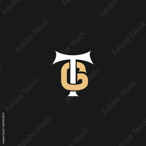 Creative Letter TG GT Monogram Logo Design