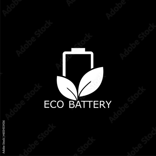 Free Download Eco energy design icon isolated on black background - GFXLoad