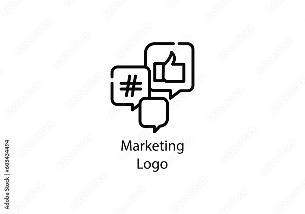 Marketing Logo,Vector Logo Template Marketing Logo,Vector Logo Template
