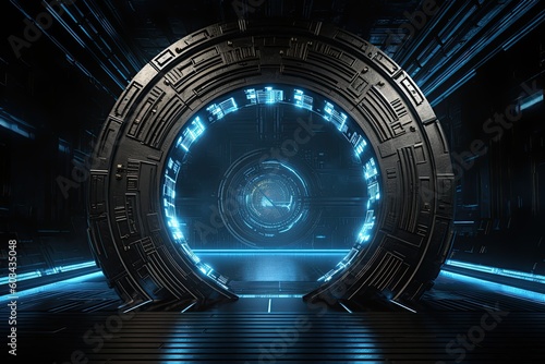 stargate, digital portal, created with AI, AI, generative AI