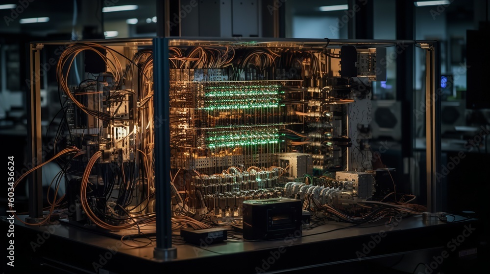 Quantum Computer in a High Tech Lab