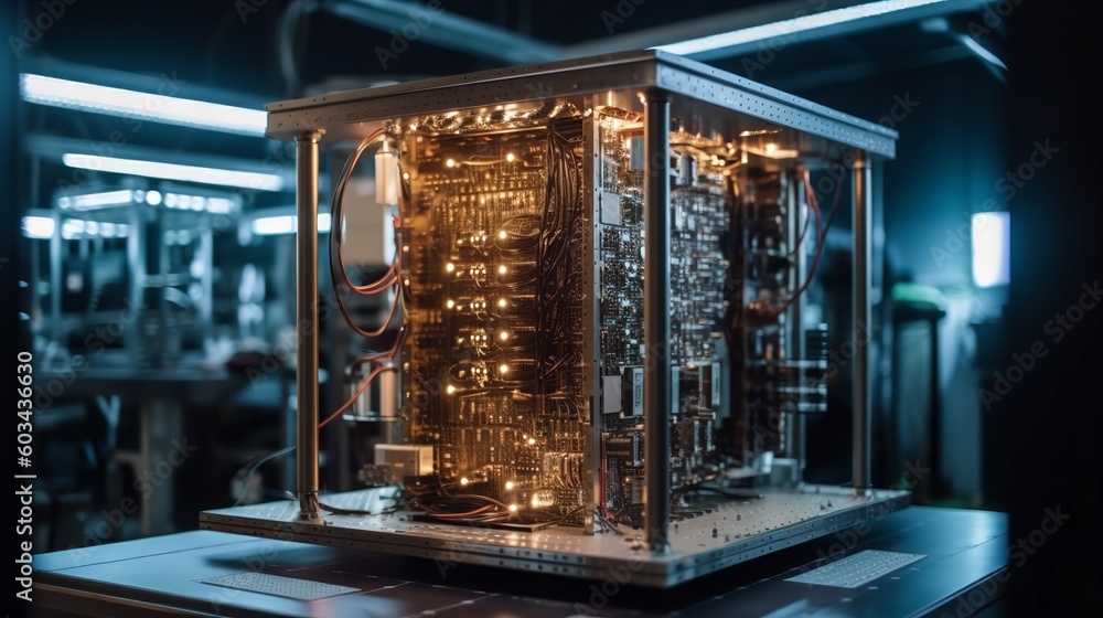Quantum Computer in a High Tech Lab