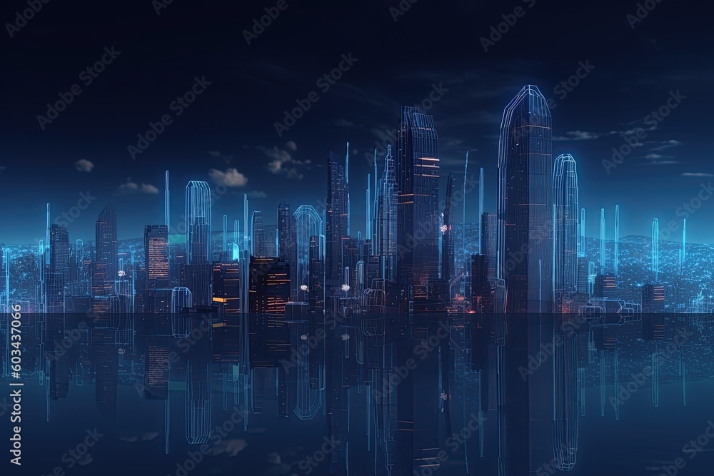 smart city, digital city, created with AI, AI, generative AI smart city, digital city, created with AI, AI, generative AI