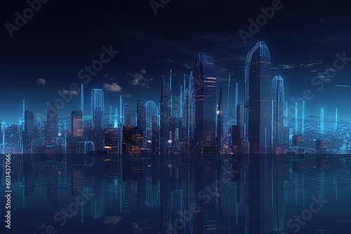 smart city  digital city  created with AI  AI  generative AI