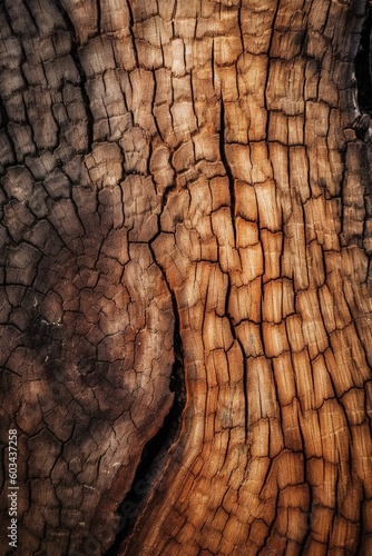 Macro photo, wood texture, generative ai, old surface wooden.  © IllustrActions