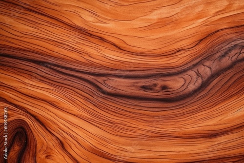 a detailed close-up of a wood grain pattern with wavy lines