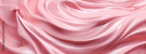 Pink Beauty Bliss: Close-Up Texture Background of Skin Care Cosmetic Cream