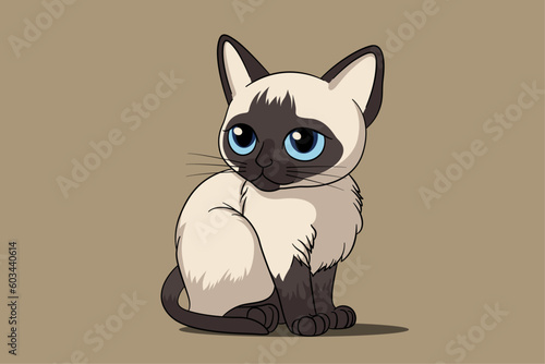 Siamese cat cute