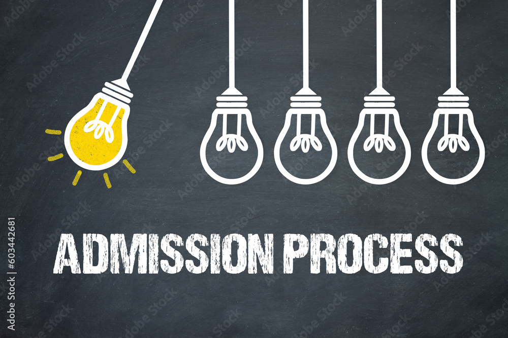Fototapeta premium Admission Process 