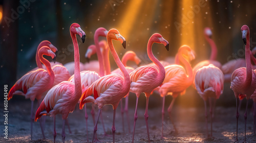 Eleganz im Licht  Das Portr  t eines Flamingos in Frankreich