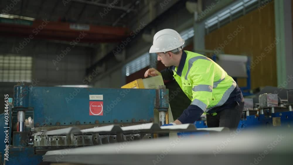 Male engineer meticulously inspected the complex workings of the machine, intent on solving the issue himself. Male engineer meticulously inspected the complex workings of the machine, intent on solving the issue himself.